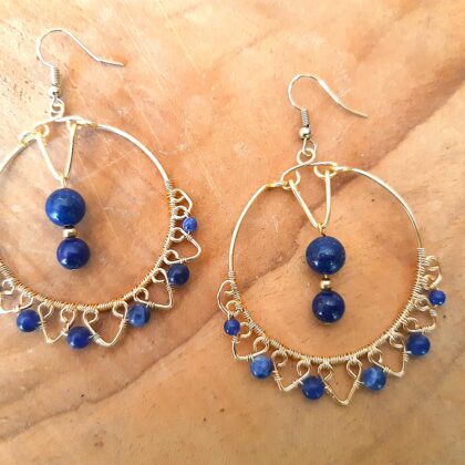 Boucles d'oreilles Lapis lazuli